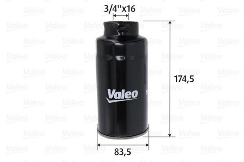 VALEO 587757 Kraftstofffilter, Diesel