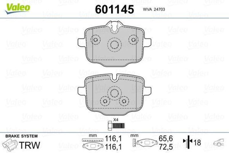 VALEO 601145 SBB-Satz PREMIUM