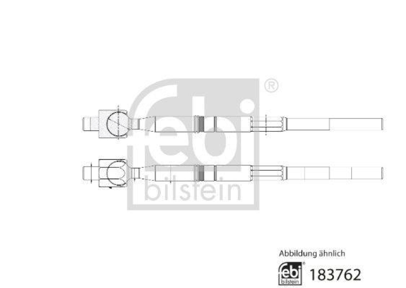 FEBI BILSTEIN 183762 Axialgelenk mit Kontermutter für TOYOTA