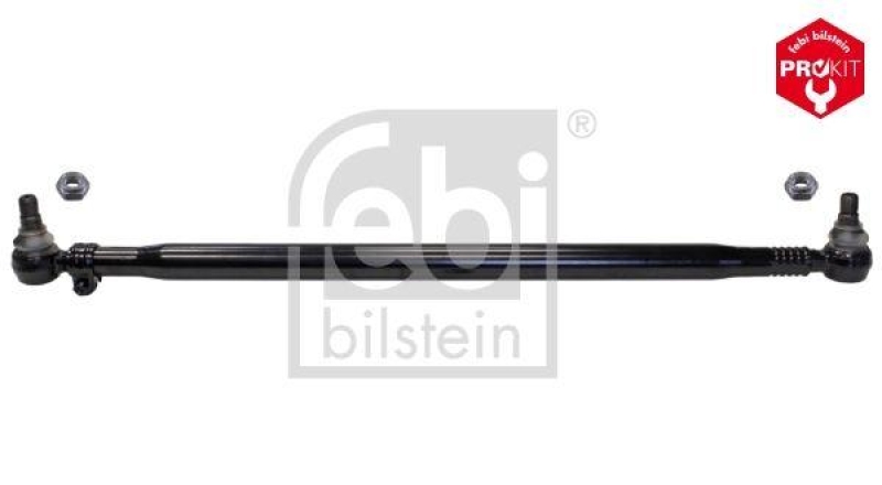 FEBI BILSTEIN 36451 Lenkstange mit Sicherungsmuttern, vom Lenkgetriebe zum 1. Lenkzwischenhebel f&uuml;r M A N