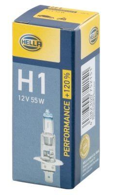 HELLA 8GH 223 498-011 Glühleuchte 12V H1 P14,5s