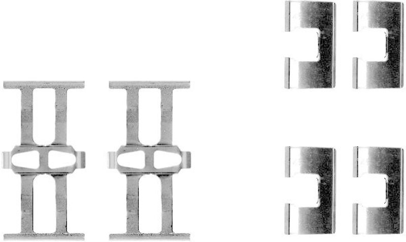 HELLA 8DZ 355 202-321 Zubehörsatz Scheibenbremsbelag