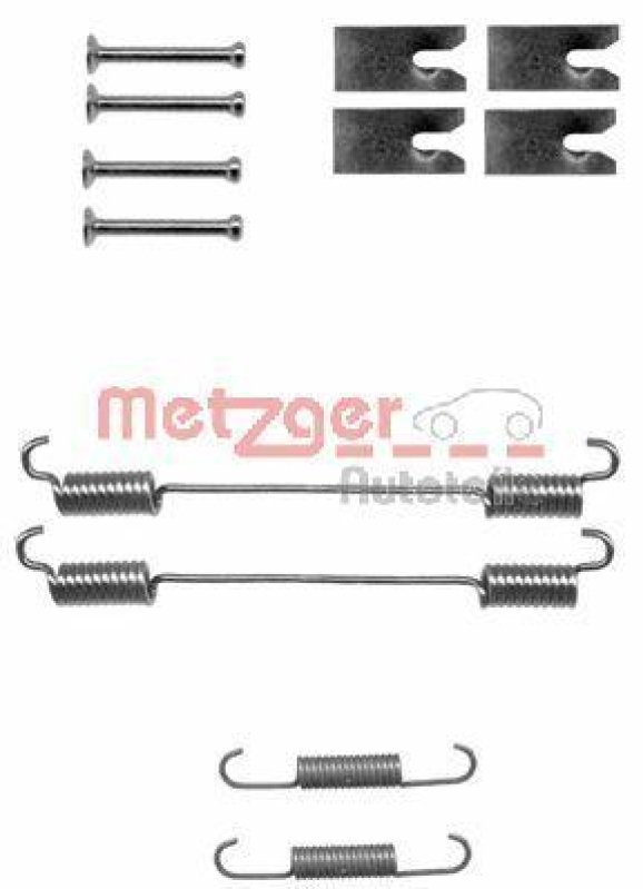 METZGER 105-0862 Zubehörsatz, Bremsbacken für FIAT