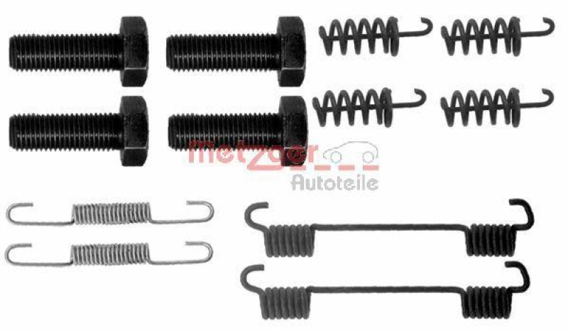 METZGER 105-0865 Zubehörsatz, Feststellbremsbacken für MB