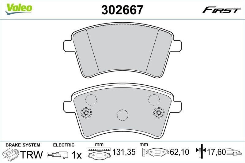 VALEO 302667 SBB-Satz - FIRST