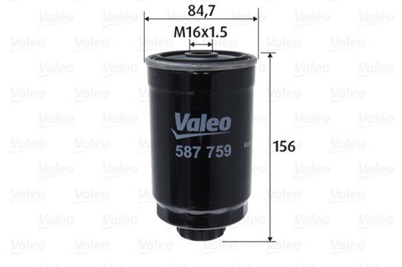 VALEO 587759 Kraftstofffilter, Diesel