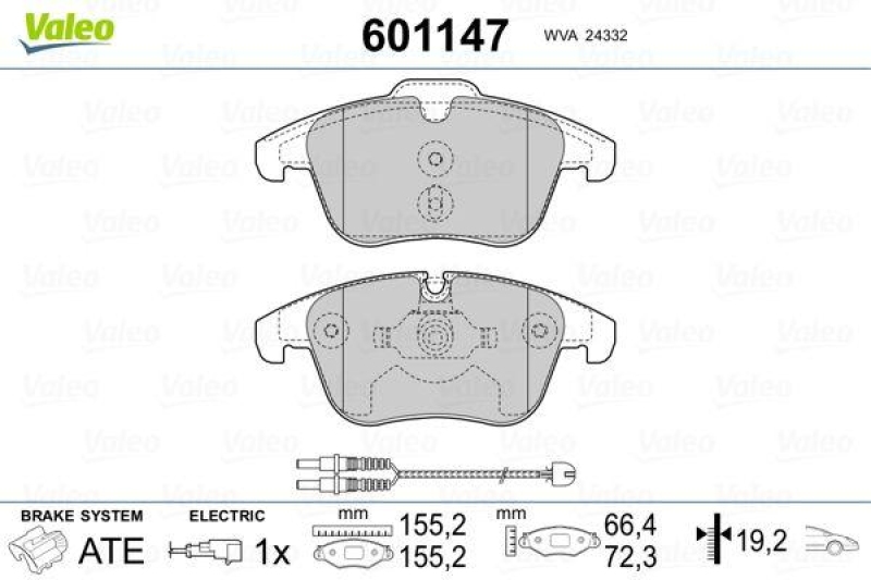 VALEO 601147 SBB-Satz PREMIUM