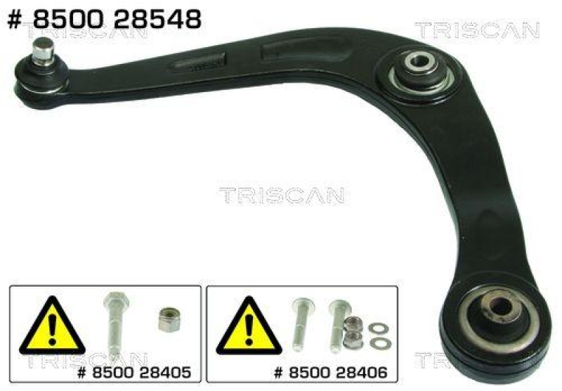 TRISCAN 8500 28548 Querlenker für Peugeot 206