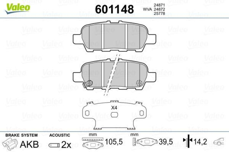 VALEO 601148 SBB-Satz PREMIUM