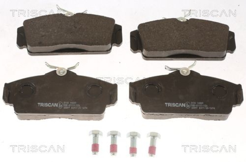 TRISCAN 8110 14009 Bremsbelag Vorne für Nissan Primera