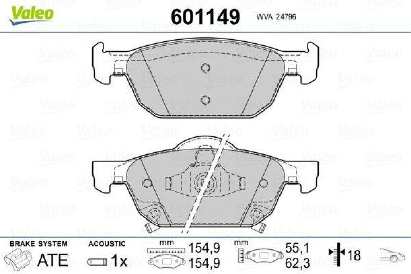 VALEO 601149 SBB-Satz PREMIUM