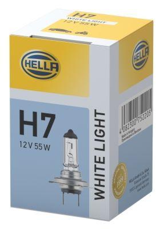 HELLA 8GH 223 498-131 Glühleuchte 12V H7 PX26d