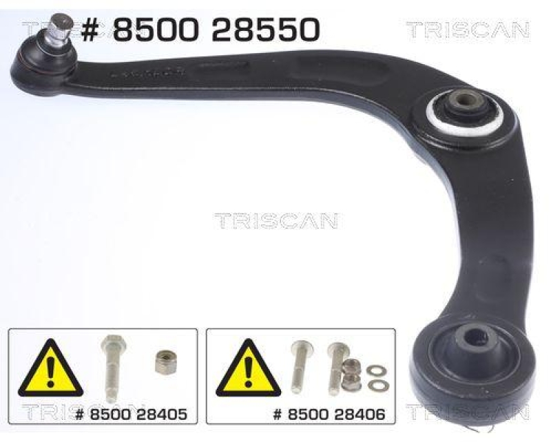 TRISCAN 8500 28550 Querlenker für Peugeot 206