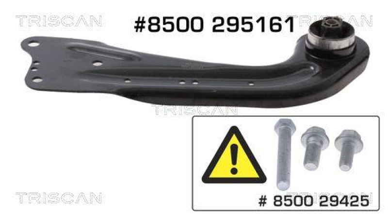 TRISCAN 8500 295161 Querlenker Hinterachse für Audi, Seat, Skoda, Vw