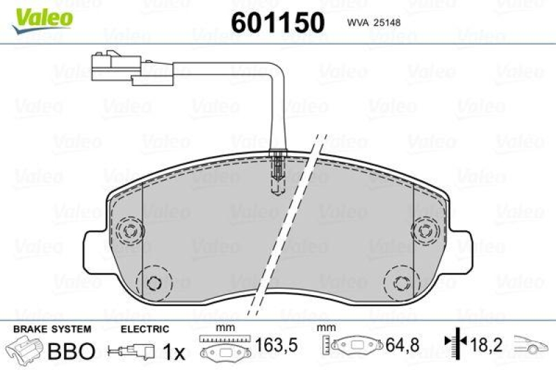 VALEO 601150 SBB-Satz PREMIUM