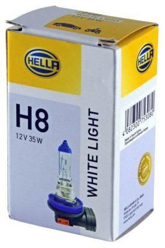 HELLA 8GH 223 498-141 Glühleuchte 12V H8 PGJ19-1