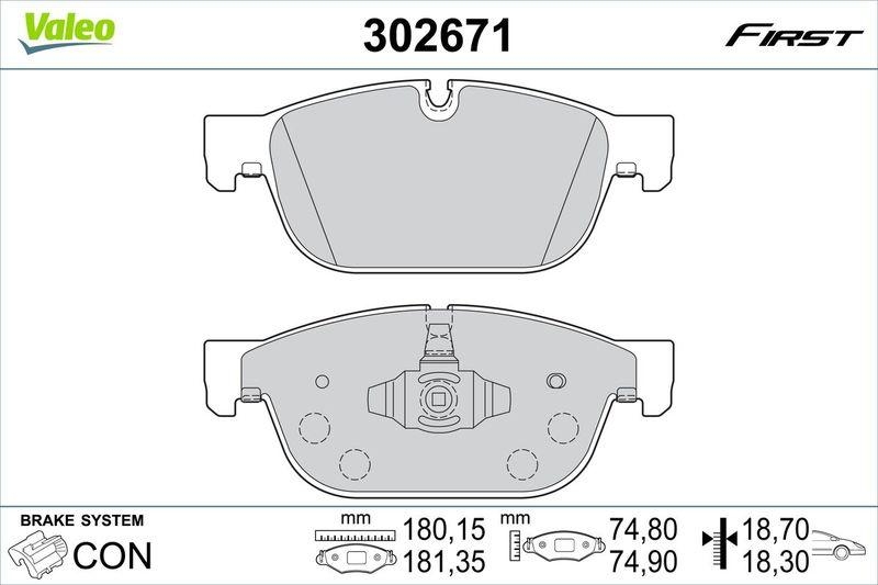 VALEO 302671 SBB-Satz - FIRST