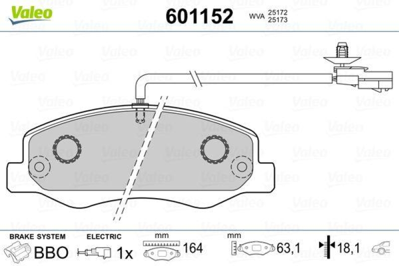 VALEO 601152 SBB-Satz PREMIUM