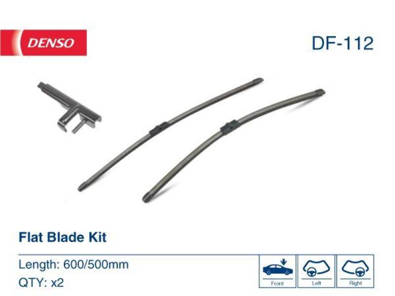 DENSO DF-112 Wischer Flat Blade Kit Diverse Hersteller