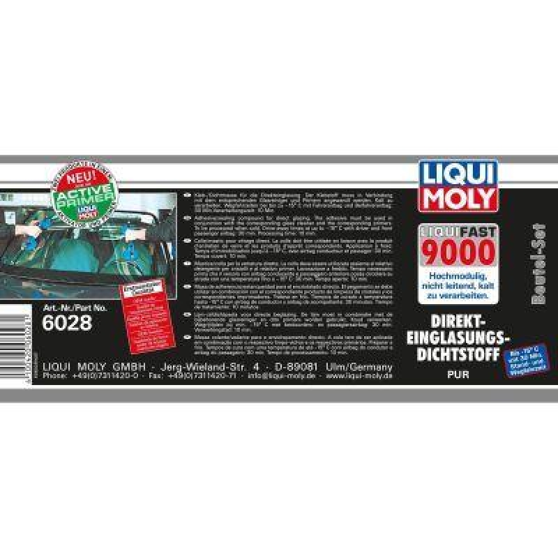 LIQUI MOLY 6028 Scheibenklebstoff Liquifast 9000 Beutel-Set