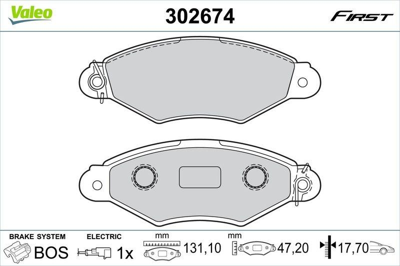 VALEO 302674 SBB-Satz - FIRST