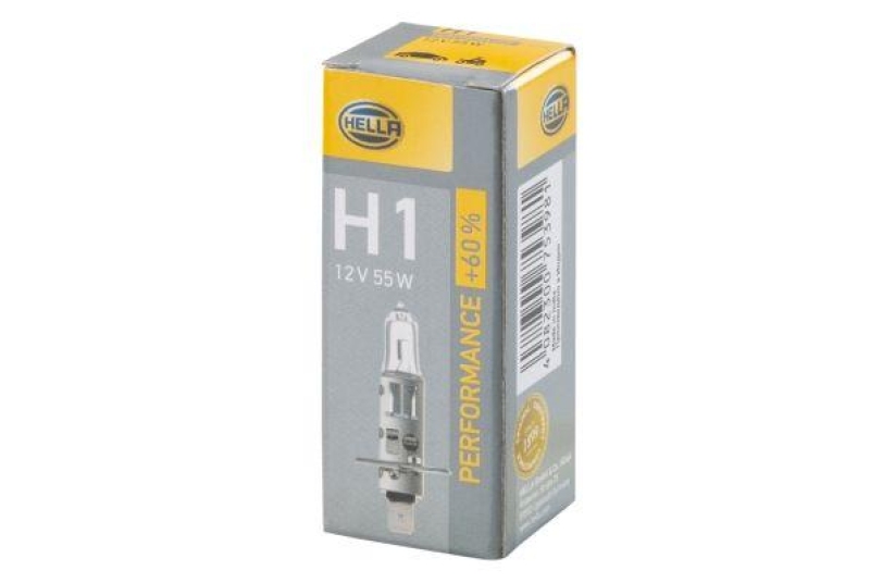 HELLA 8GH 223 498-211 Glühleuchte 12V H1 P14,5s