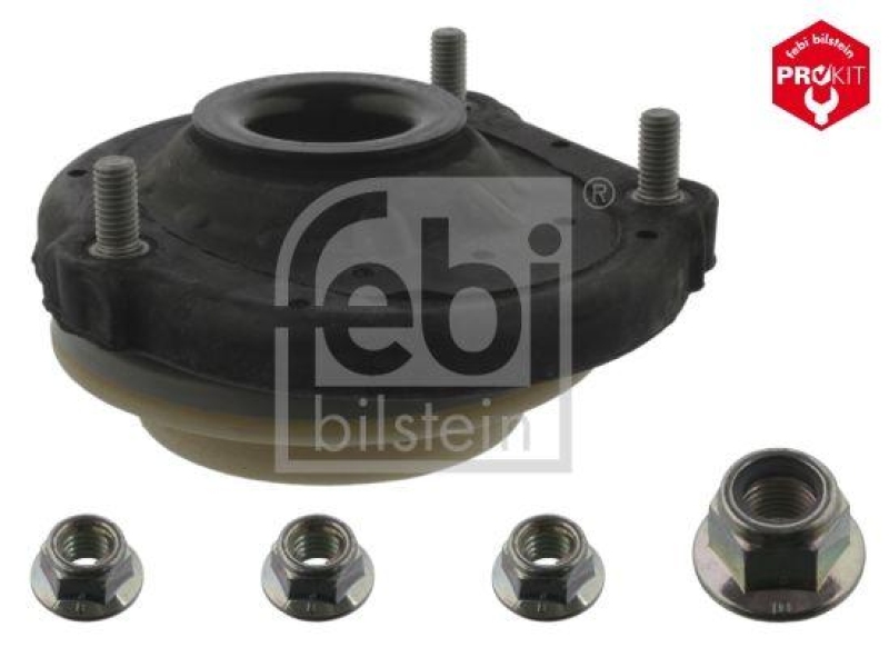 FEBI BILSTEIN 38206 Federbeinstützlagersatz mit Kugellager und Anbaumaterial für Fiat