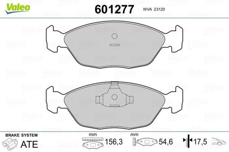 VALEO 601277 SBB-Satz PREMIUM