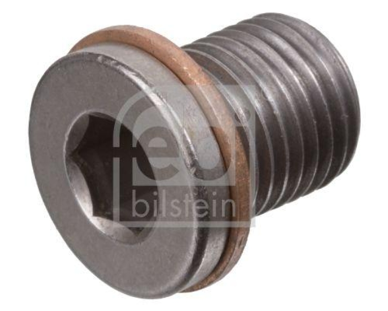 FEBI BILSTEIN 104487 Ölablassschraube mit Dichtring für VW-Audi