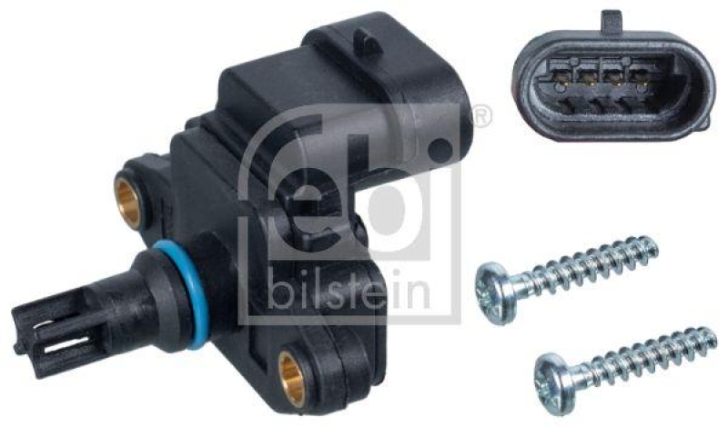 FEBI BILSTEIN 45255 Saugrohrdrucksensor mit Befestigungsschrauben für Fiat