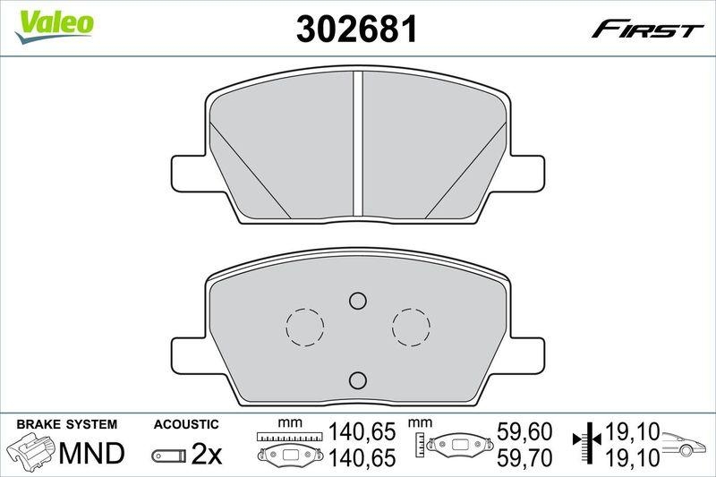 VALEO 302681 SBB-Satz - FIRST