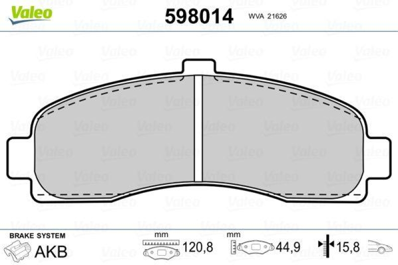 VALEO 598014 SBB-Satz PREMIUM