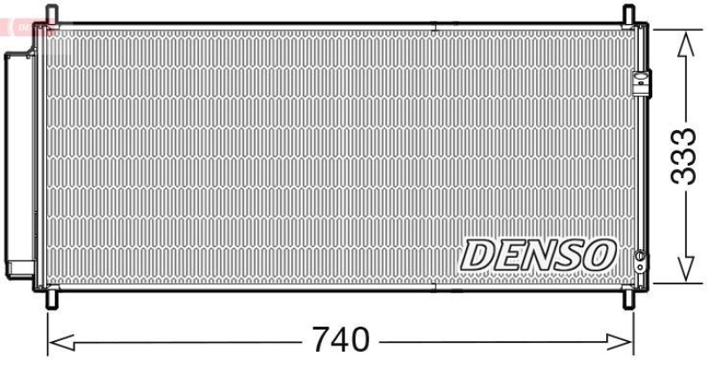 DENSO DCN40030 Kondensator A/C HONDA INSIGHT (ZE_) 1.3 Hybrid (09-)