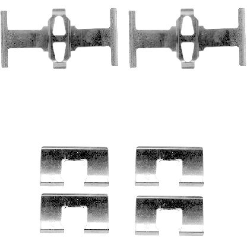 HELLA 8DZ 355 202-571 Zubehörsatz Scheibenbremsbelag