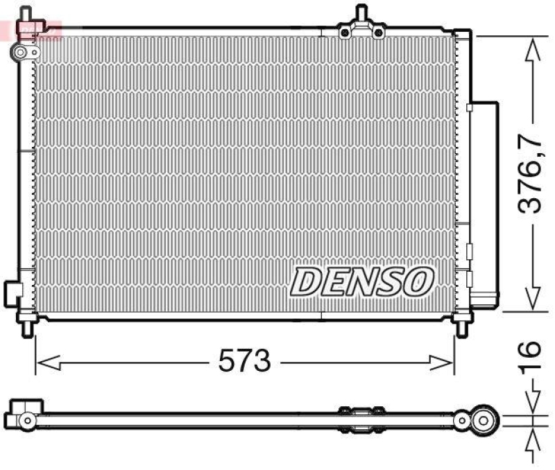 DENSO DCN40031 Kondensator A/C HONDA CR-V II (RD_) 2.2 CTDi (05-06)