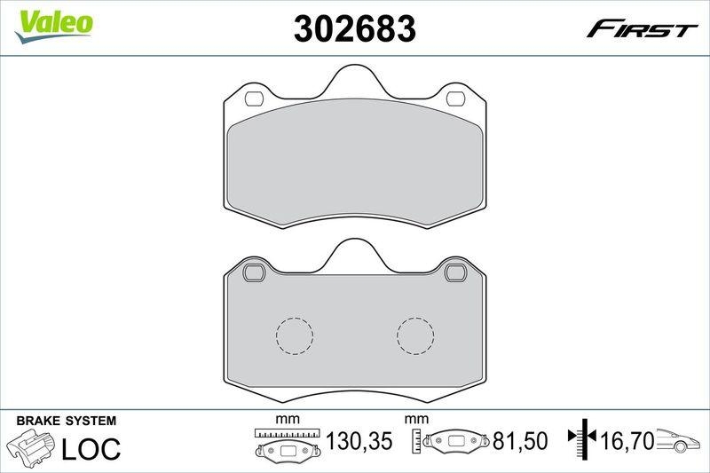 VALEO 302683 SBB-Satz - FIRST