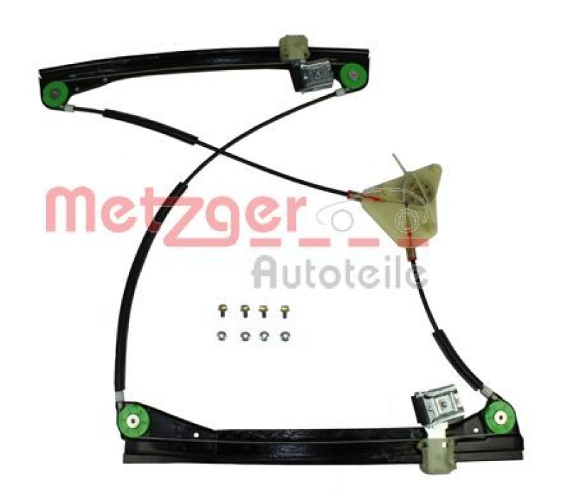 METZGER 2160252 Fensterheber Ohne Motor/Ohne Platte für VW vorne links
