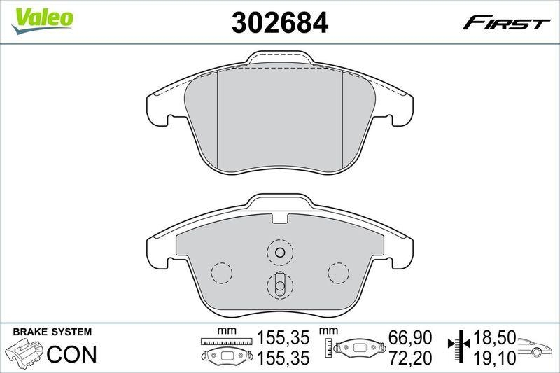 VALEO 302684 SBB-Satz - FIRST