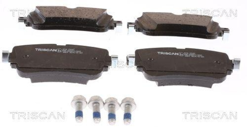 TRISCAN 8110 29187 Bremsbelag Hinten für Audi