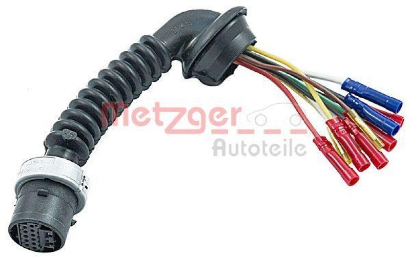 METZGER 2321014 Kabelreparatursatz, Tür für OPEL hinten MIT FALTENBALG