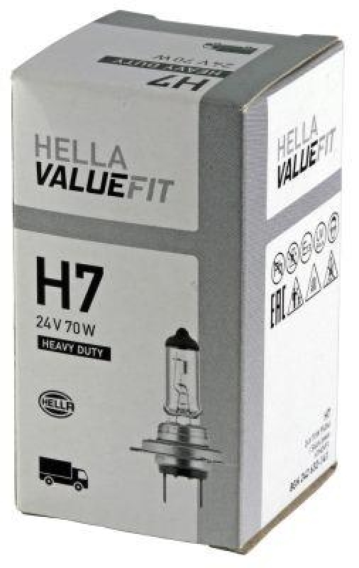 HELLA 8GH 242 632-141 Glühleuchte 24V H7 PX26d