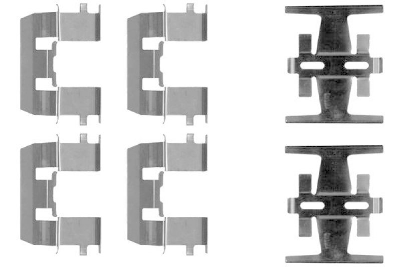 HELLA 8DZ 355 202-601 Zubehörsatz Scheibenbremsbelag