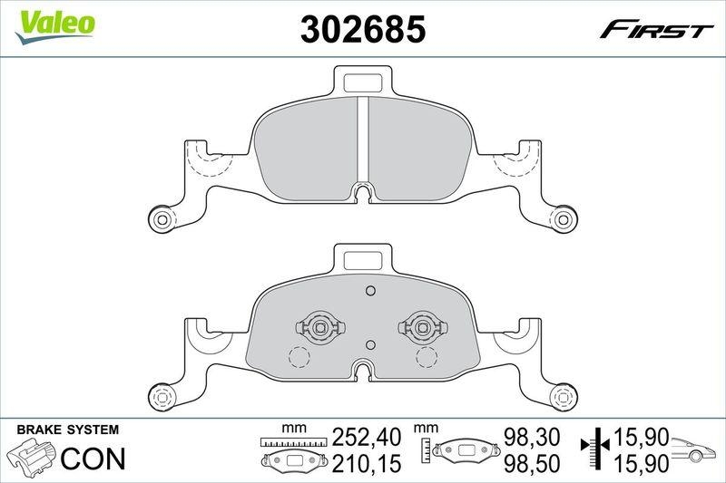 VALEO 302685 SBB-Satz - FIRST