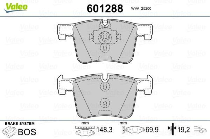 VALEO 601288 SBB-Satz PREMIUM