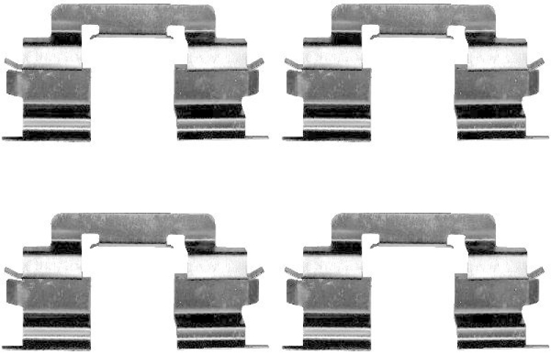 HELLA 8DZ 355 202-641 Zubehörsatz Scheibenbremsbelag