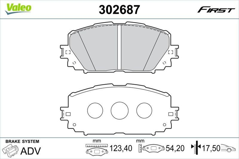 VALEO 302687 SBB-Satz - FIRST