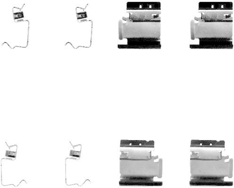 HELLA 8DZ 355 202-661 Zubehörsatz, Scheibenbremsbelag für P.S.A/FIAT/MB/RENAULT/...