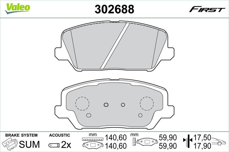 VALEO 302688 SBB-Satz - FIRST