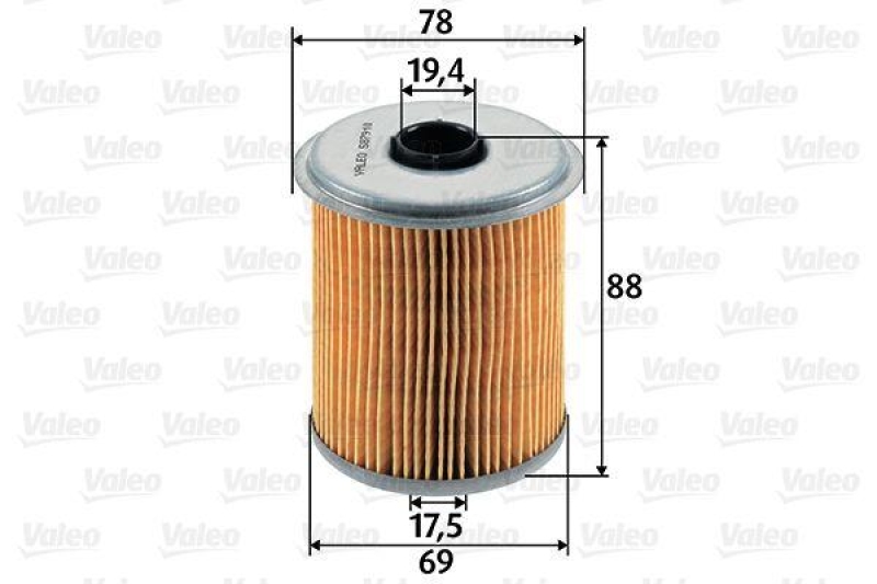 VALEO 587910 Kraftstofffilter, Diesel