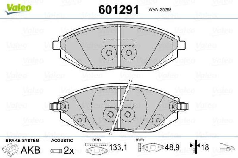 VALEO 601291 SBB-Satz PREMIUM